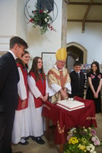 David, Bishop of Grimsby joined us on Trinity Sunday evening for the Confirmations of five wonderful young people.
